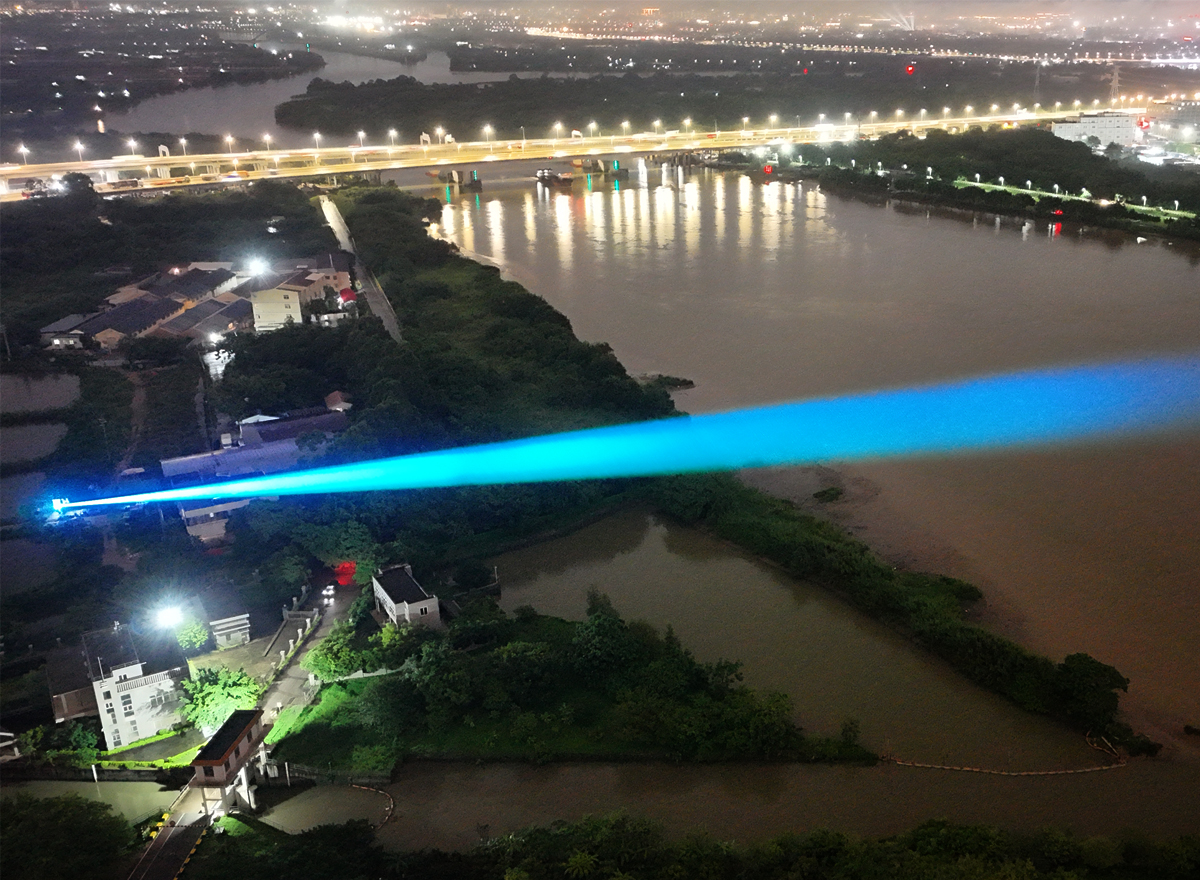 Наружный водонепроницаемый лазерный луч с подвижной головкой 5